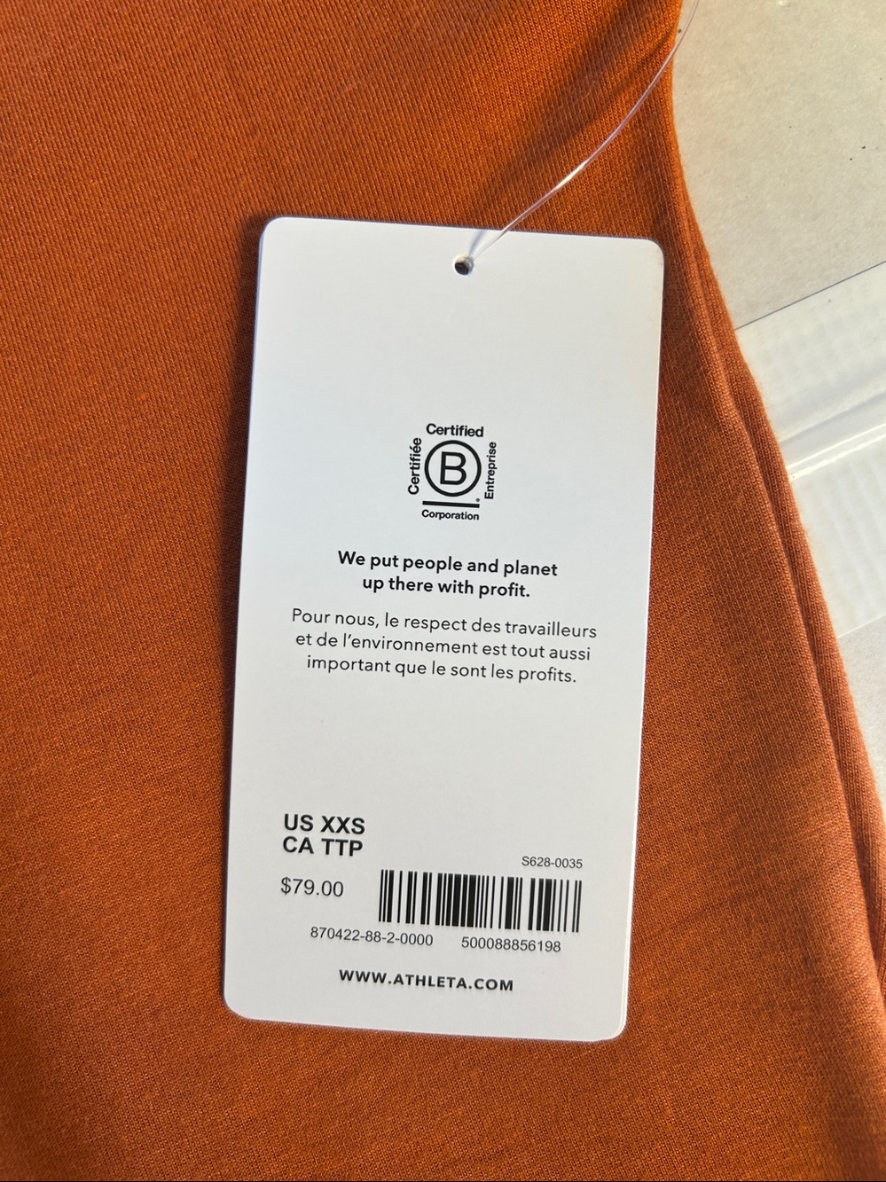 Athleta Womens Crew-Neck Coaster Luxe Recover Sweatshirt
Burnt Orange Sz XXS - Picture 12 of 16